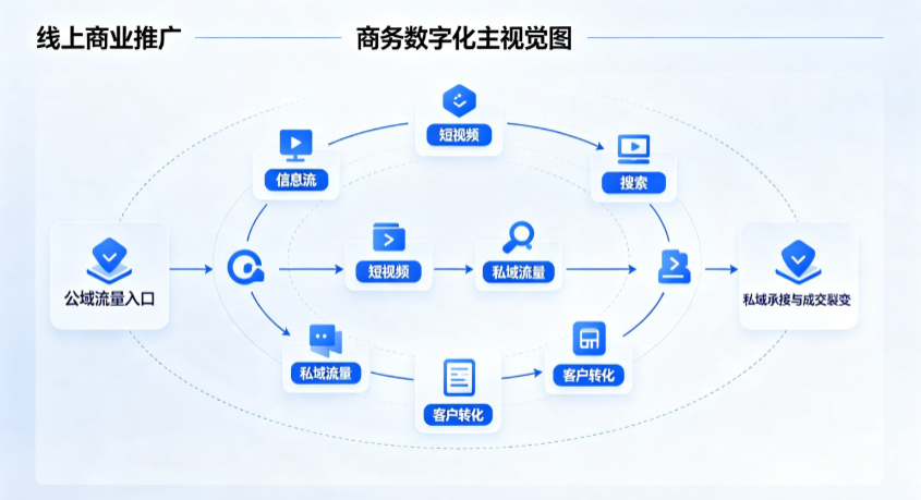 白银区线上商业推广怎么做？全域流量闭环搭建与低成本转化实战指南